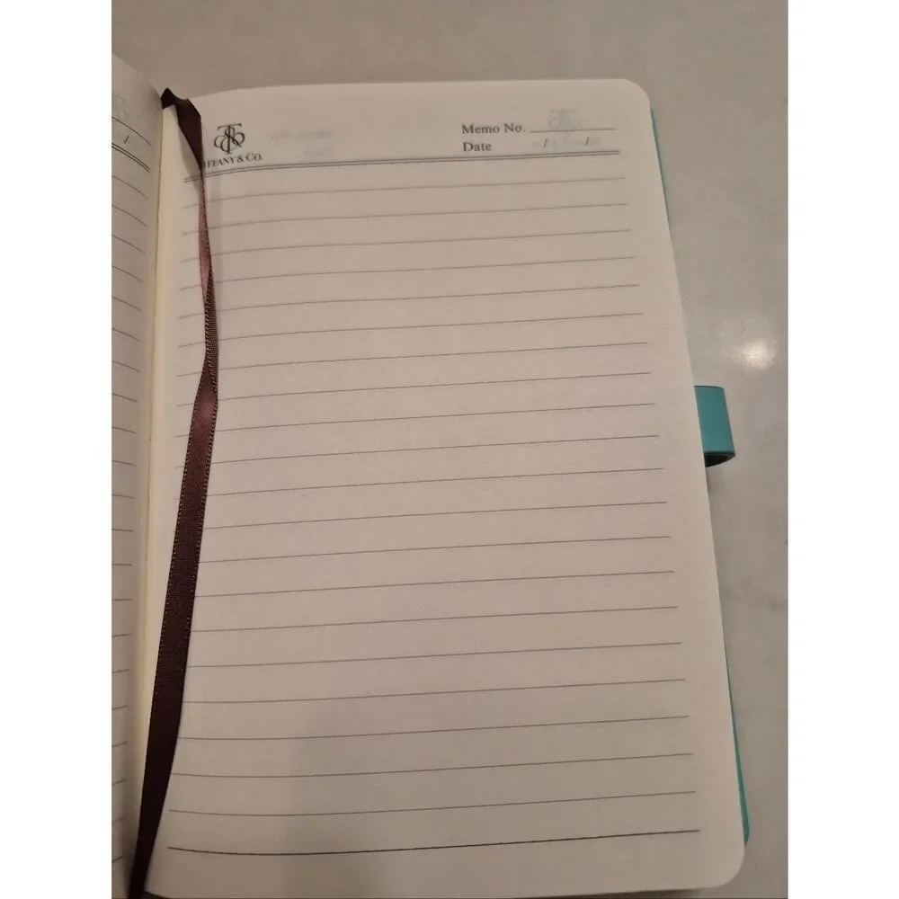 NWOT Tiffany & Co Signature Blue White Notebook